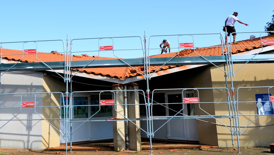Réfection toiture école petit bois de Vic-en-Bigorre